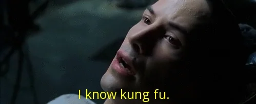 I know Kung Fu - The Matrix