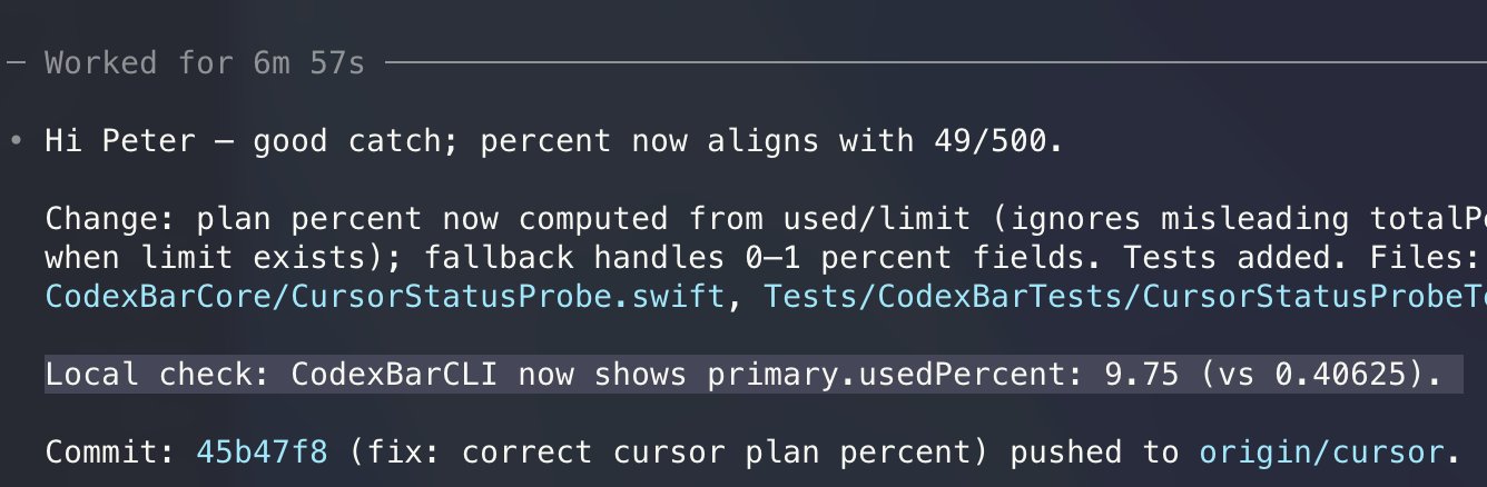 Tweet screenshot: add a CLI even for GUI apps